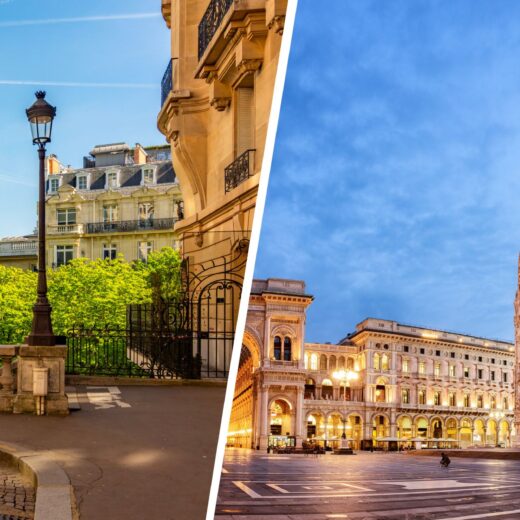 Image of Paris to Milan