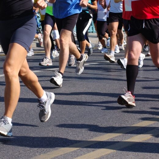 Image of LA Marathon Finish Line Celebration