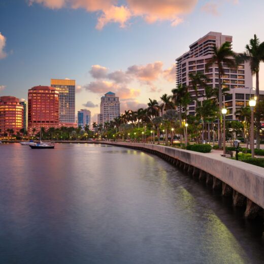 West Palm Beach City to Pensacola