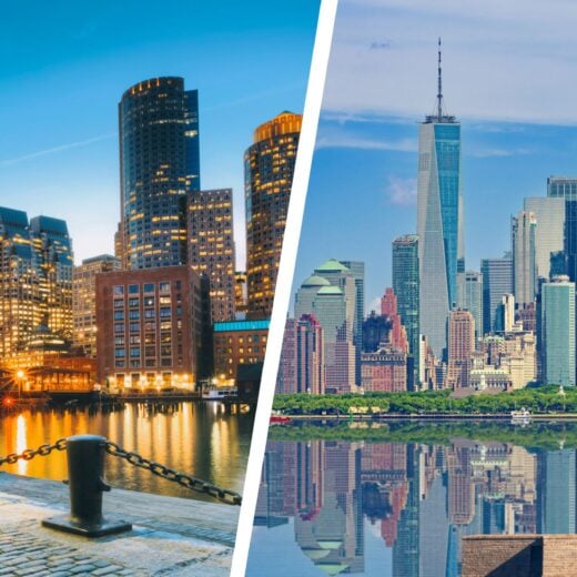 Boston and New York Views