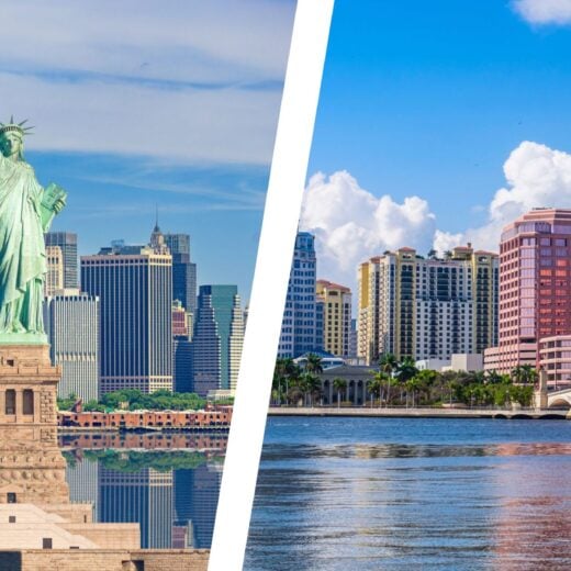 New York to West Palm Beach Views