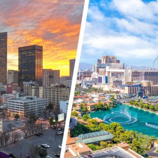 Atlanta and Las Vegas Views