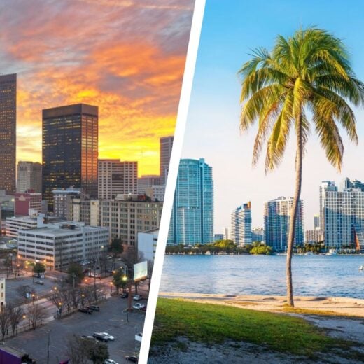 Atlanta and Miami Views