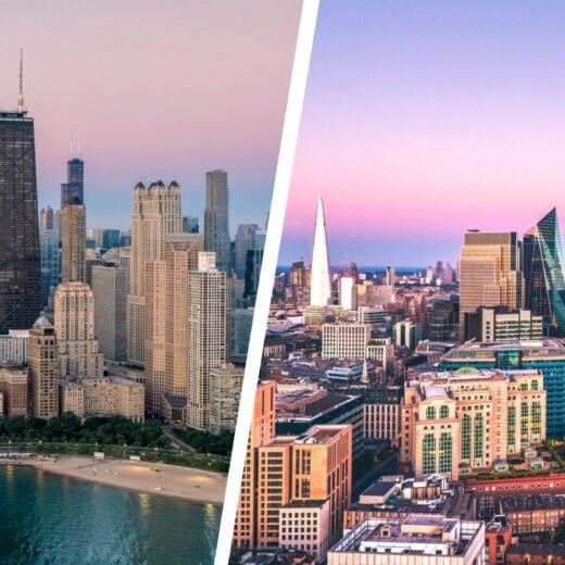 Chicago and London Views