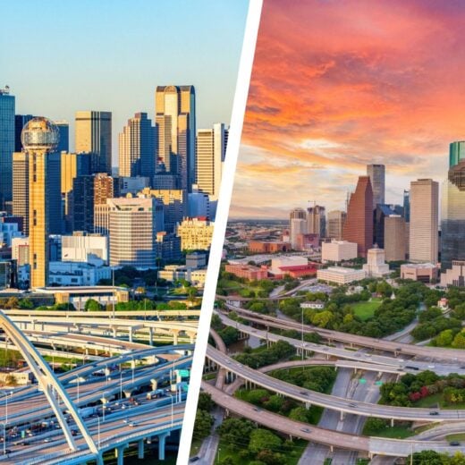 Dallas and Houston Views