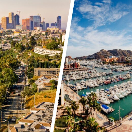 Los Angeles and Cabo San Lucas Views