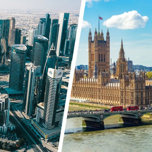Doha and London Views