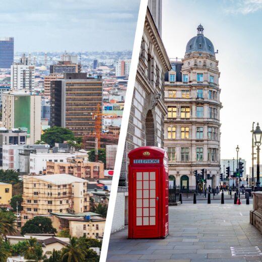 Lagos and London Views