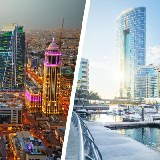 Riyadh and Dubai Views