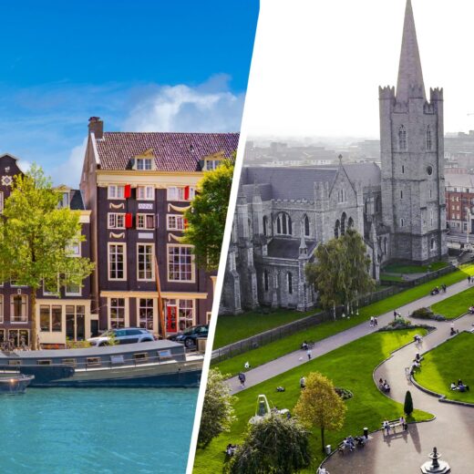 Amsterdam and Dublin Views