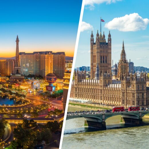 Las Vegas and London Views