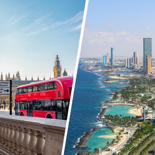 London and Jeddah Views