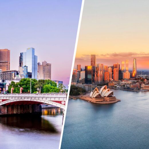 Melbourne and Sydney Views