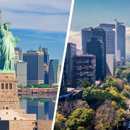 New York and Mexico City Views