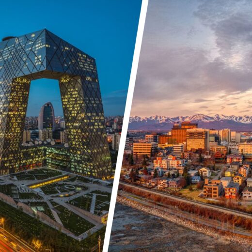Beijing and Anchorage Views