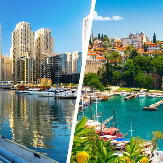 Dubai and Antalya Views