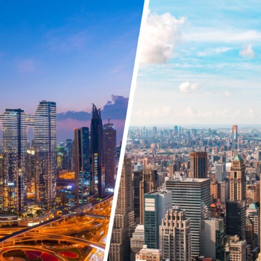 Dubai and New York Views