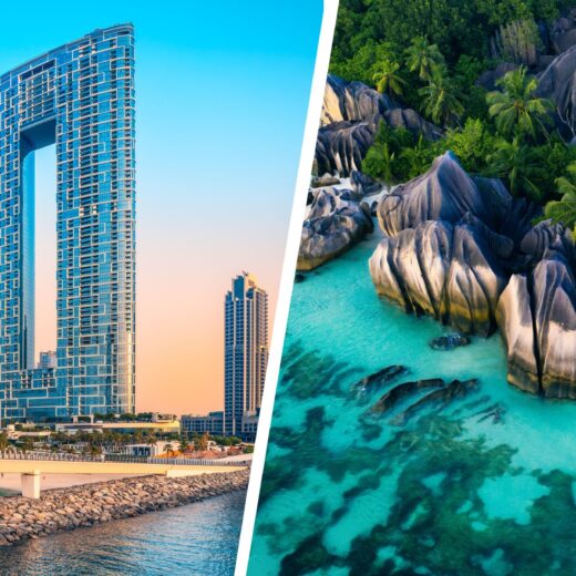 Dubai and Seychelles Views