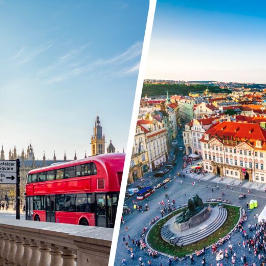 London and Prague Views