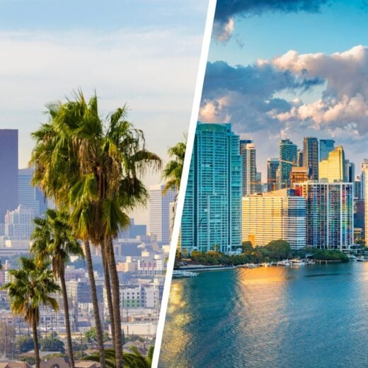 Image of Los Angeles to Miami