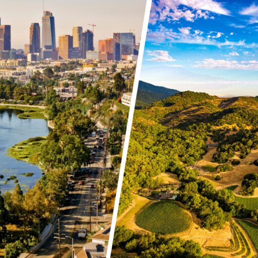 Image of Los Angeles to Napa Valley