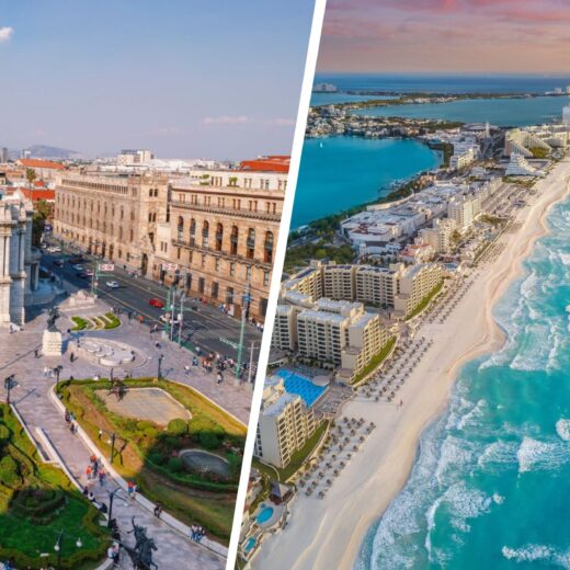 Mexico City and Cancun Views