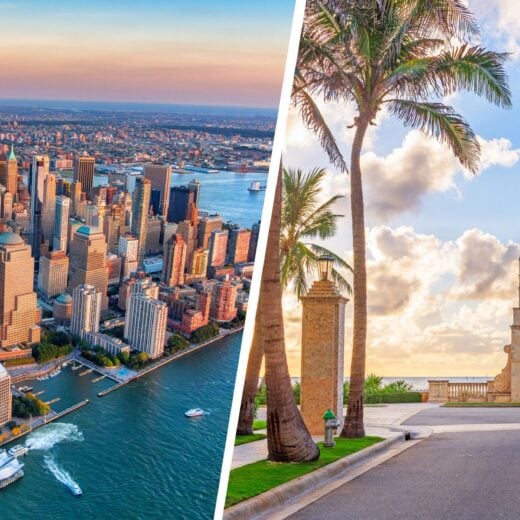 New York to Palm Beach