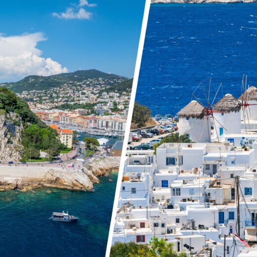 Nice and Mykonos Views