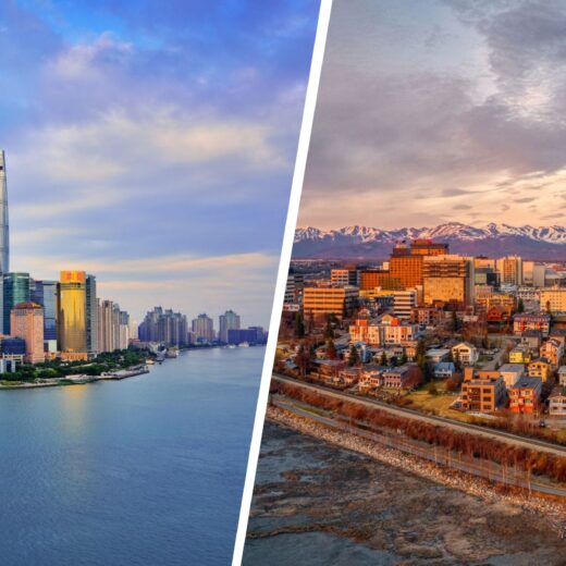 Shanghai and Anchorage Views