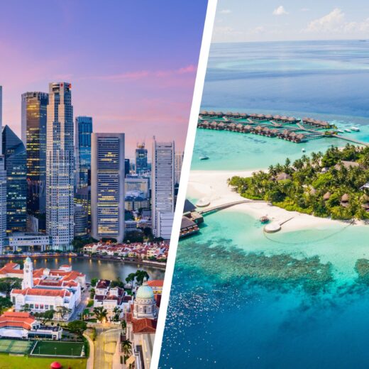 Singapore and Maldives Views