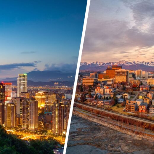 Taipei and Anchorage Views