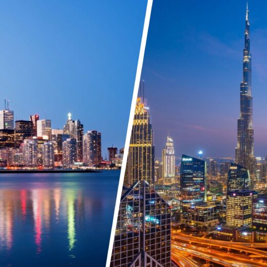 Toronto and Dubai Views