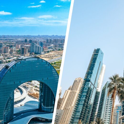 Baku and Dubai Views