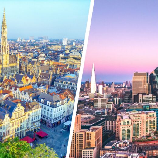 Brussels and London Views