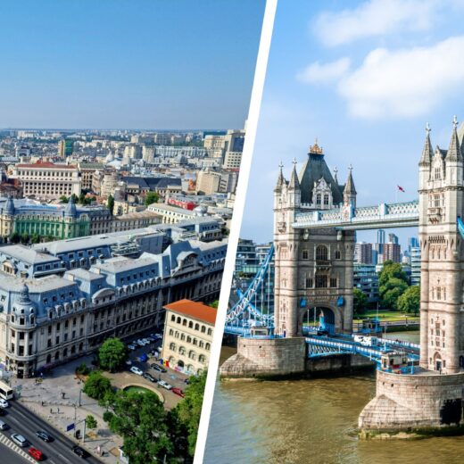 Bucharest and London Views