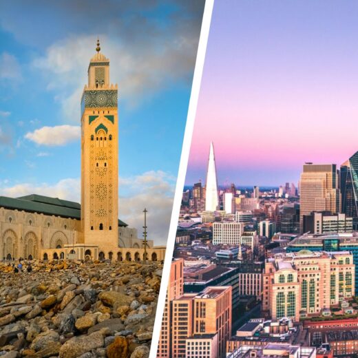 Casablanca and London Views
