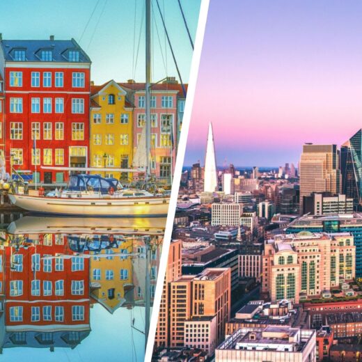 Copenhagen and London Views