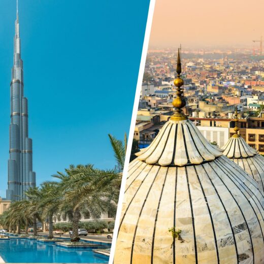 Dubai and Delhi Views
