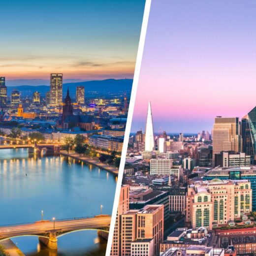 Frankfurt and London Views