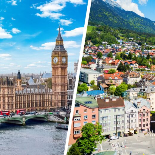 London and Innsbruck Views