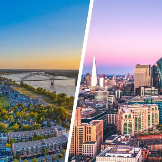 Memphis and London Views