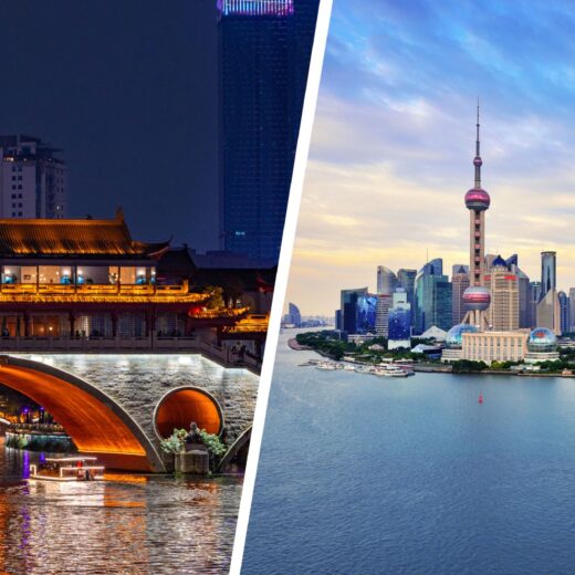 Chengdu and Shanghai Views