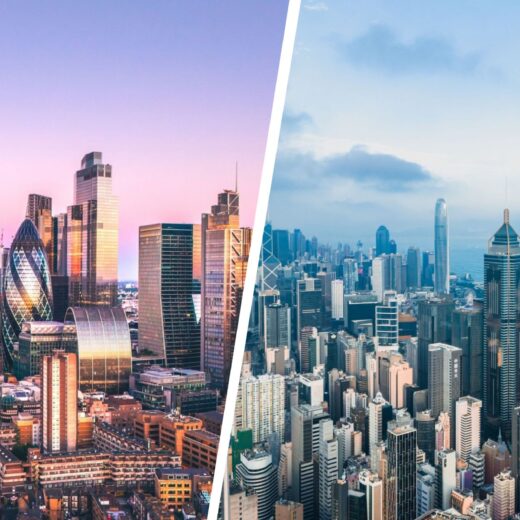 London and Hong Kong Views