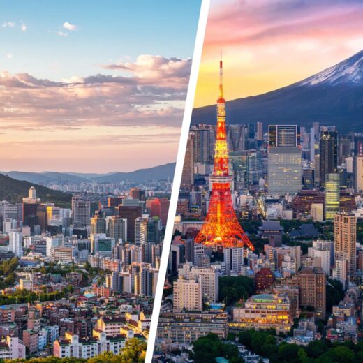 Seoul and Tokyo Views