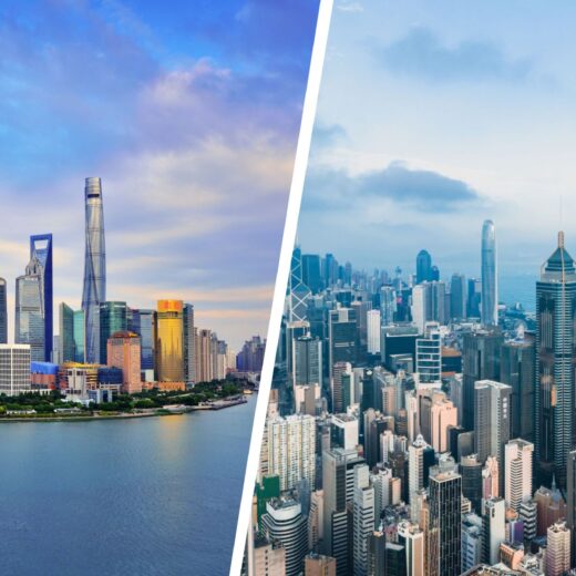 Shanghai and Hong Kong Views