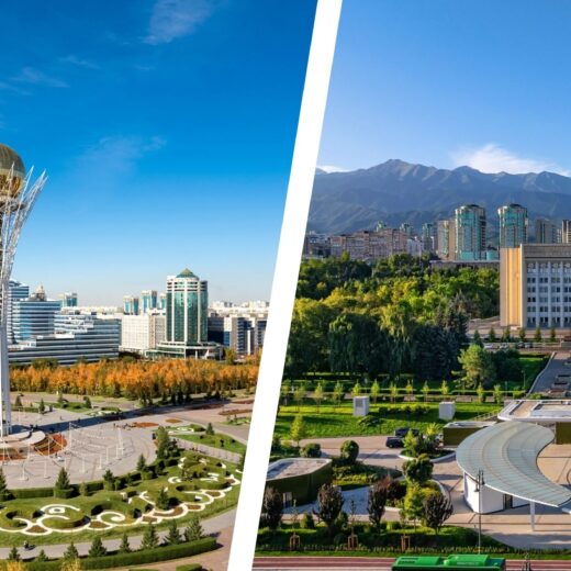 Astana and Almaty Views