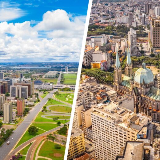 Brasília and São Paulo Views
