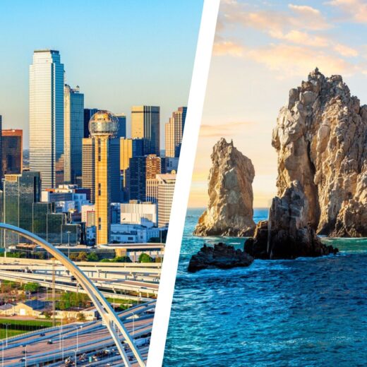 Dallas and Cabo San Lucas Views